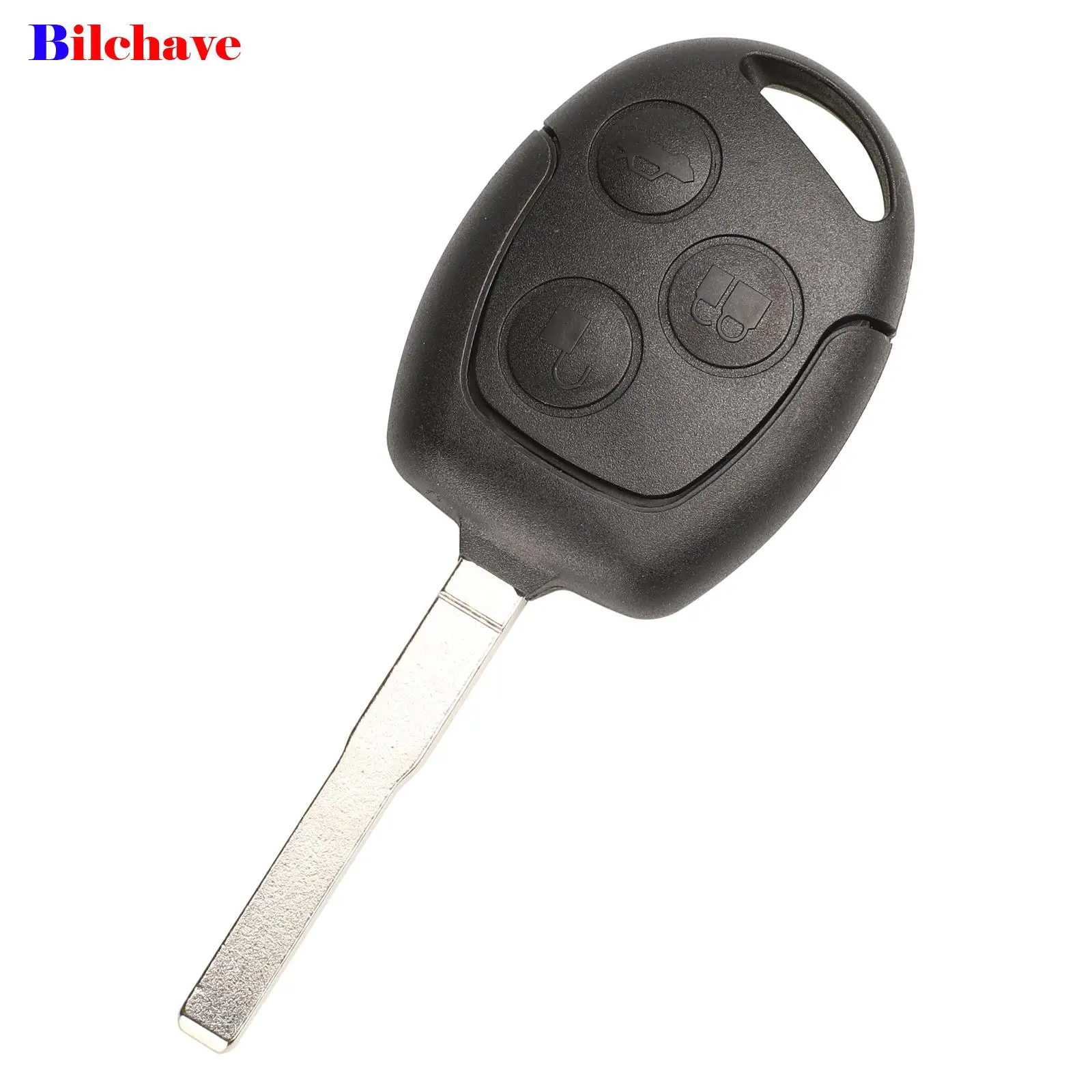 Bilchave 3 Buttons Remote Car Key Shell Case Fob For Ford Focus Mondeo Festiva Fusion Suit Fiesta KA Uncut FO21/ HU101 Blade | Автомобили