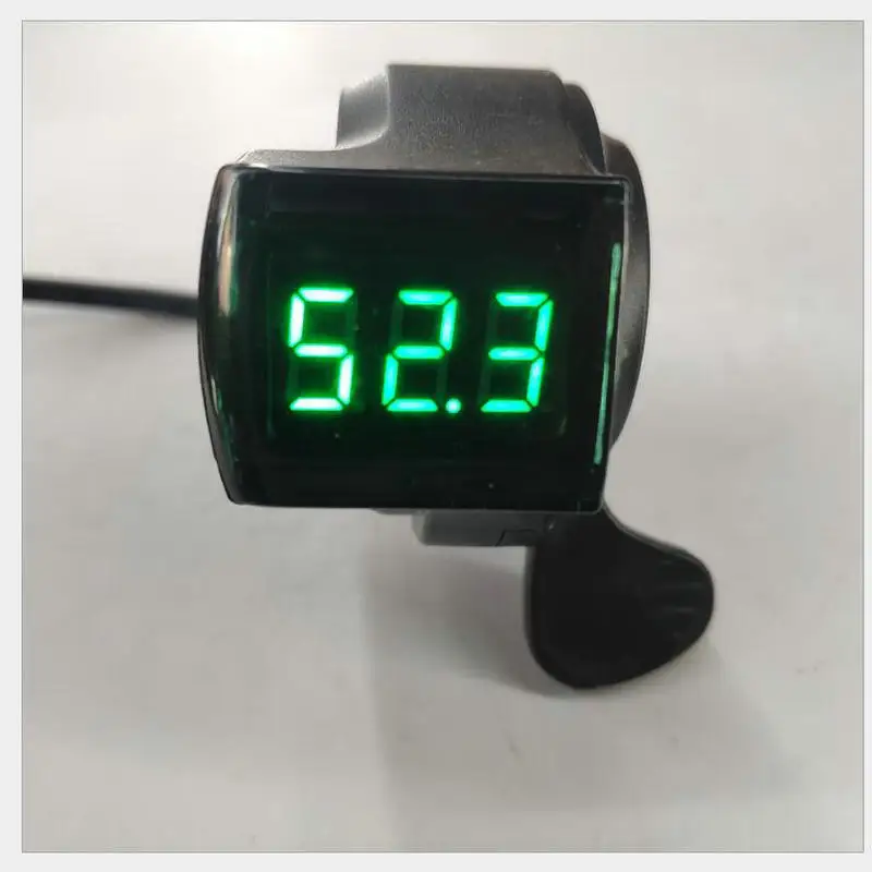 Индикатор напряжения батареи 12-120v палец/палец переключения с цифровым дисплеем части для электрического скутера Электрический велосипед MTB трехколесный велосипед