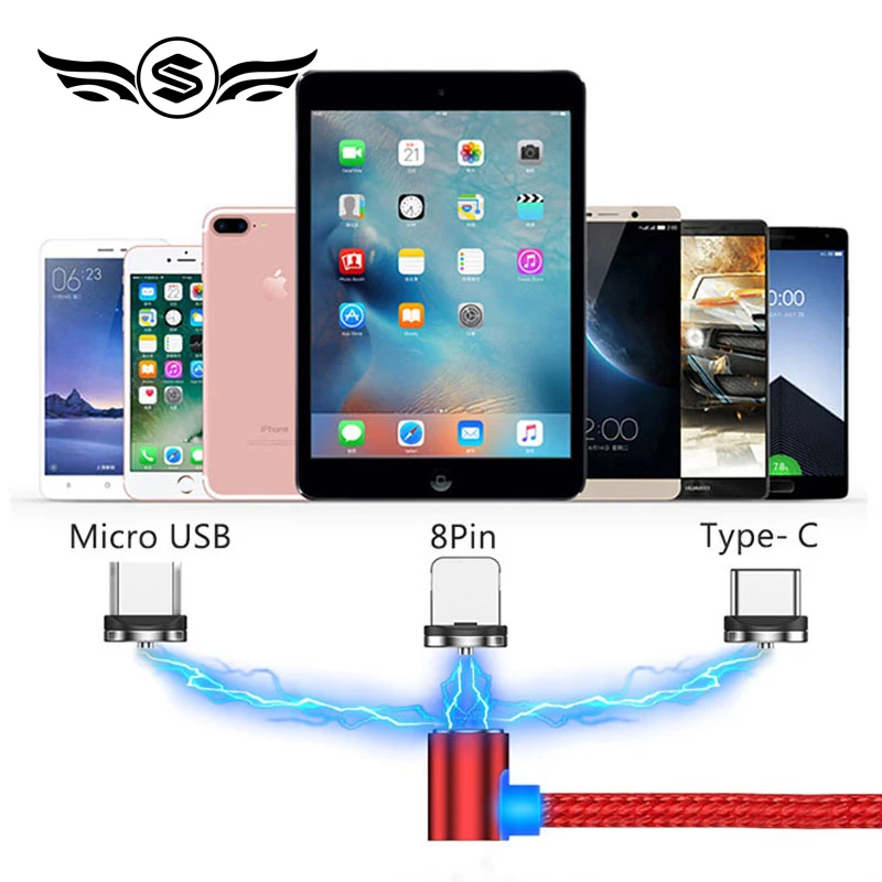 Для iphone зарядное устройство USB кабель Быстрая зарядка 90 градусов usb шнур 8-контактный кабель для iphone X Xs Max 8 7 6 plus 6s 5 5S se ipad