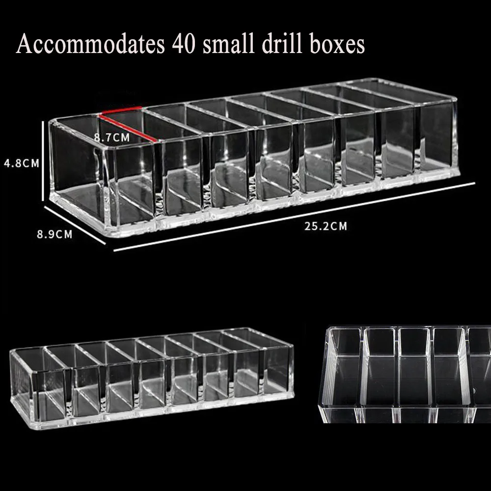 Huacan алмазная живопись ящик для хранения инструментов Алмазная вышивка Стразы
