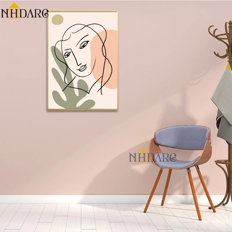 NHDARC холст печати ARC00834 Matisse светильник Роскошные Ретро Винтаж простые штрихи настенные картины плакаты гостиная домашний декор