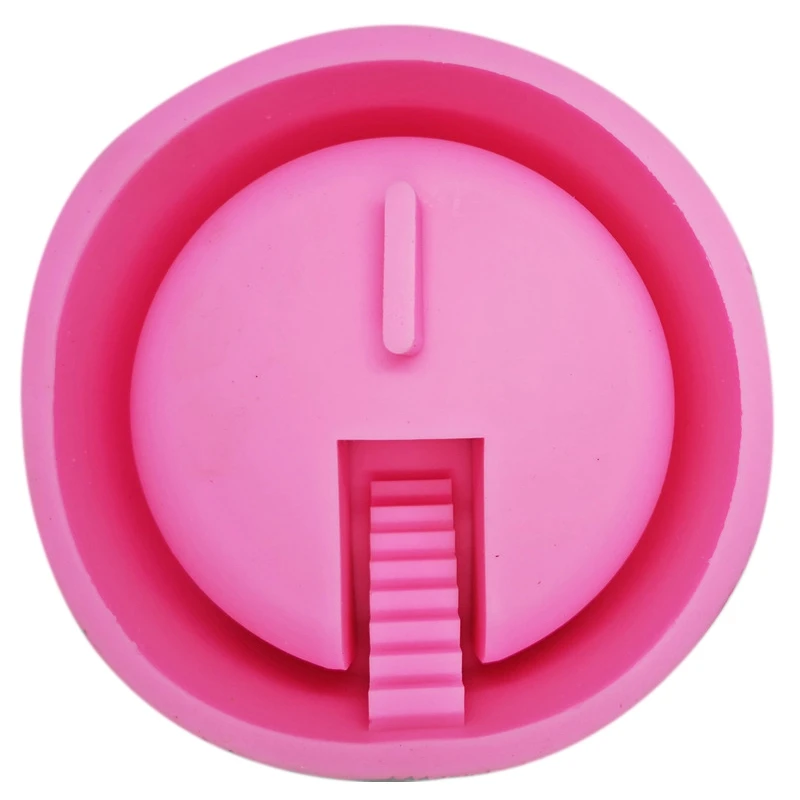 3D Ручная бетонная форма цветочный горшок для суккулентных растений Ваза Круглая