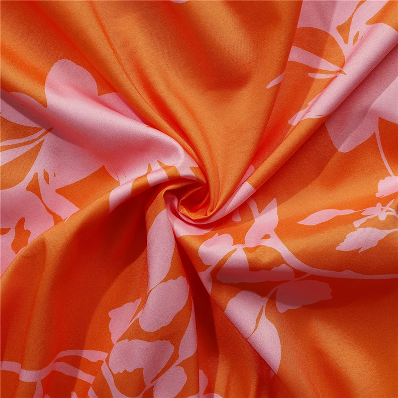 

casual women's dresses summer V-neck flower print Long dress women Ladies clothing robe longue femme vestidos mujer verano 2021