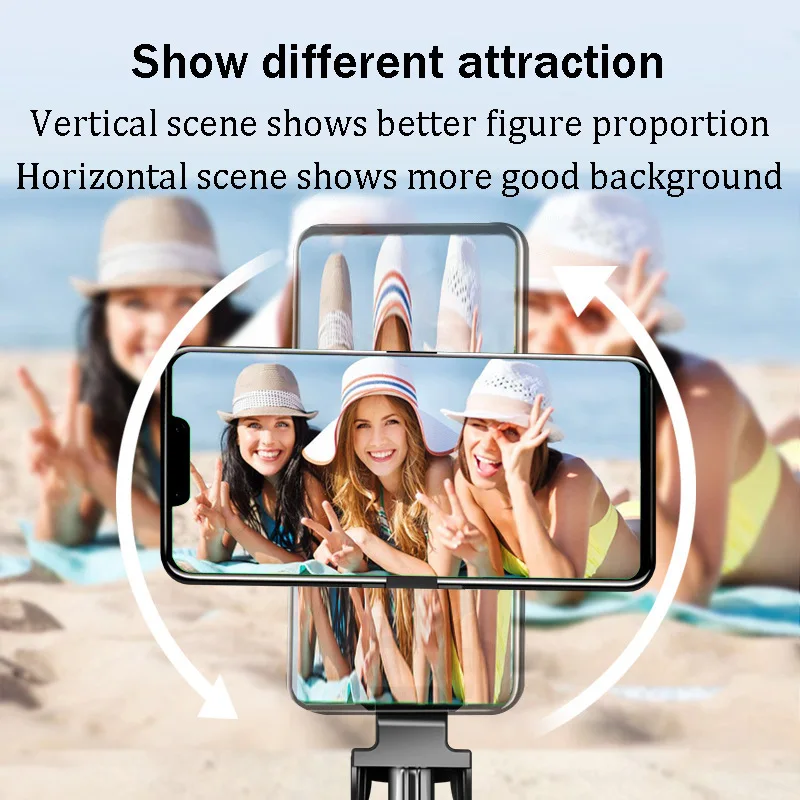

Xt02 Bluetooth selfie stick, rotating live streaming phone holder, retractable and portable multifunctional tripod
