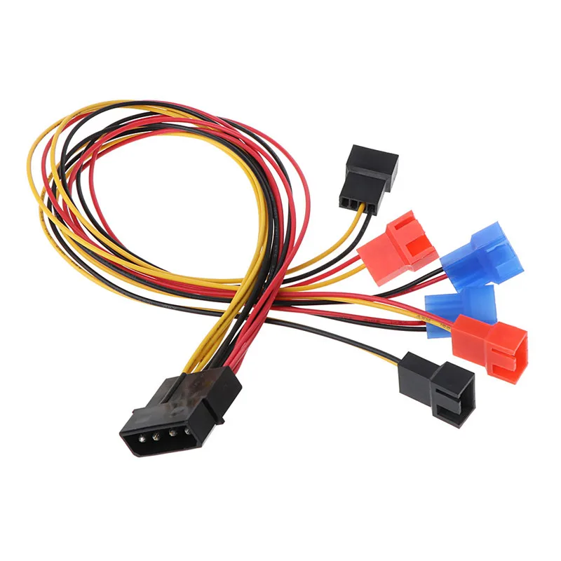 4 контактный охлаждающий вентилятор IDE Molex на 6 портов 34 см 2 разделитель питания