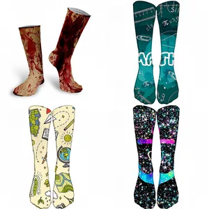 Носки мужские Длинные цветные, смешные, для скейтборда, свадьбы