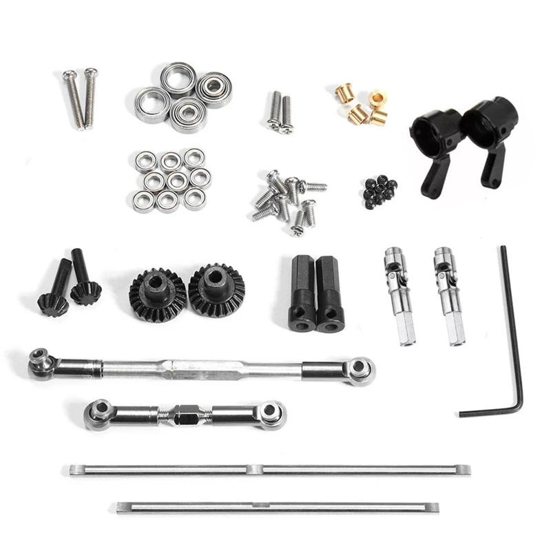 

Metal Gear Bridge Axle for MN D90 D91 D96 D99 with Screws & Pull Rods Drag Plastic Ends Link Suspension Link Mount