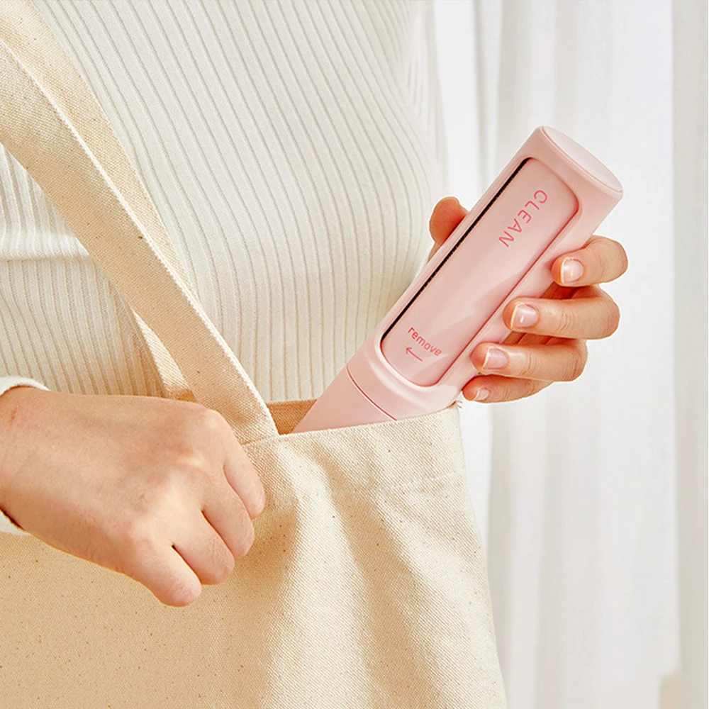 

Portable Rotating Cylindrical Hair Removal Device Pet Hair Remover Pet Cleaning Lint Roller Cat Fur Brush Clothes Cleaning Tool