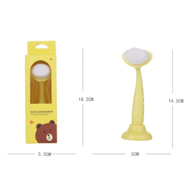 Силиконовая щетка для очищения лица инструмент средство случайные