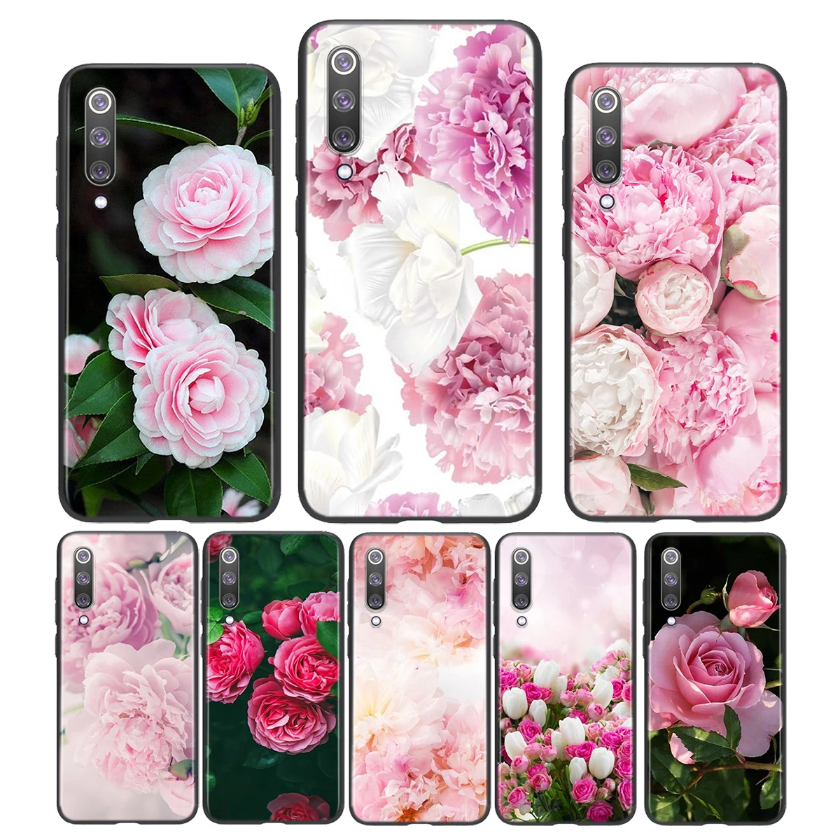 

Peony Delicate Flower For Xiaomi Poco X3 NFC M2 X2 F2 F3 C3 M3 F1 Pro Mi Play Mix 3 A3 A2 A1 Lite Soft Phone Case