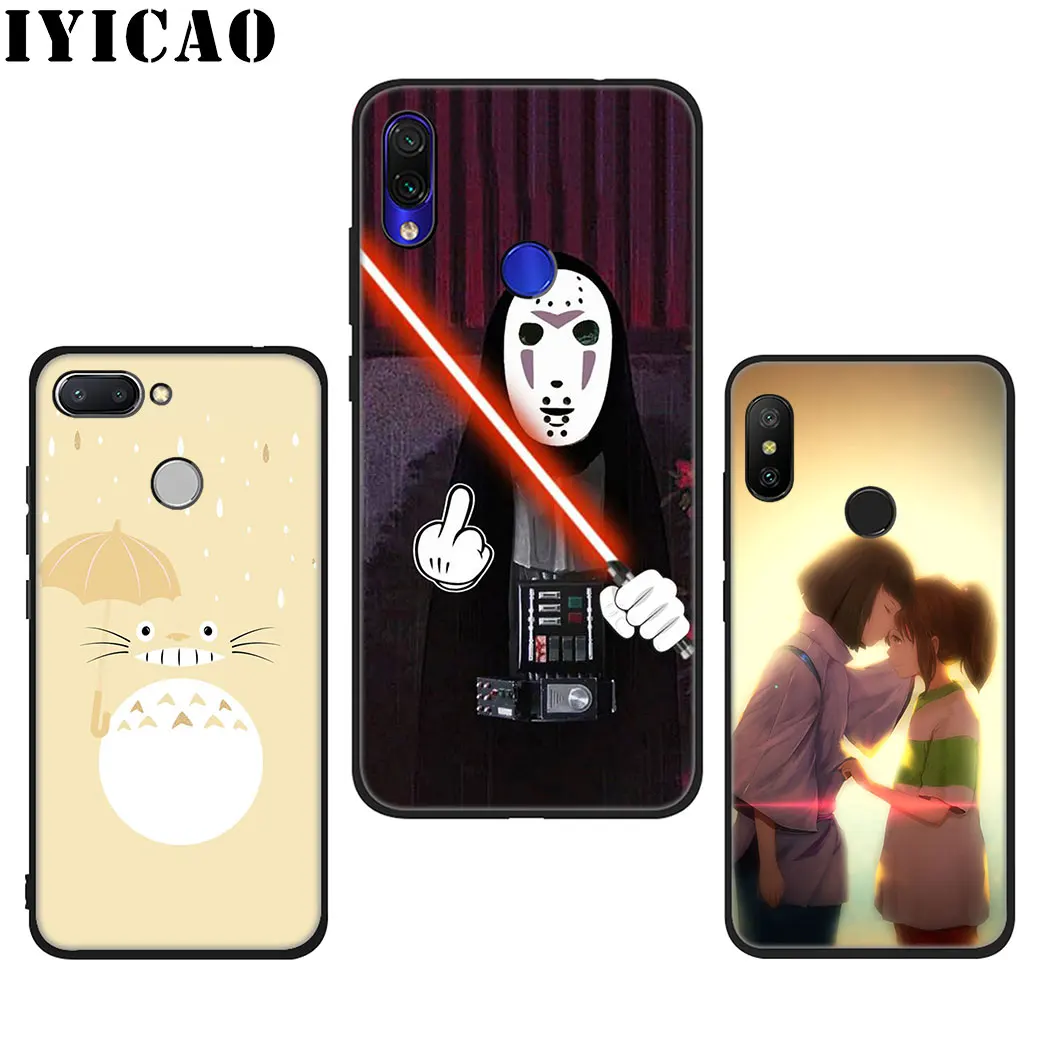 IYICAO Anime Spirited Away Totoro Soft Silicone Case for Xiaomi Redmi Go S2 K20 6 Pro 8A 7 7A 6A 5A 4A 5 Plus 4X | Мобильные