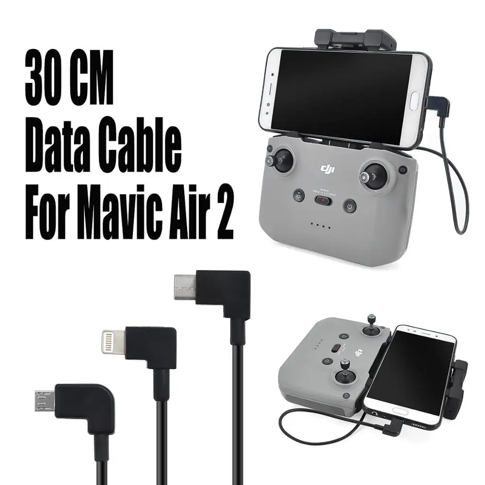 Контроллер Updrage Mavic Air 2 кабель для передачи данных Micro USB Type-c IOS Android OTG DJI Mini телефона