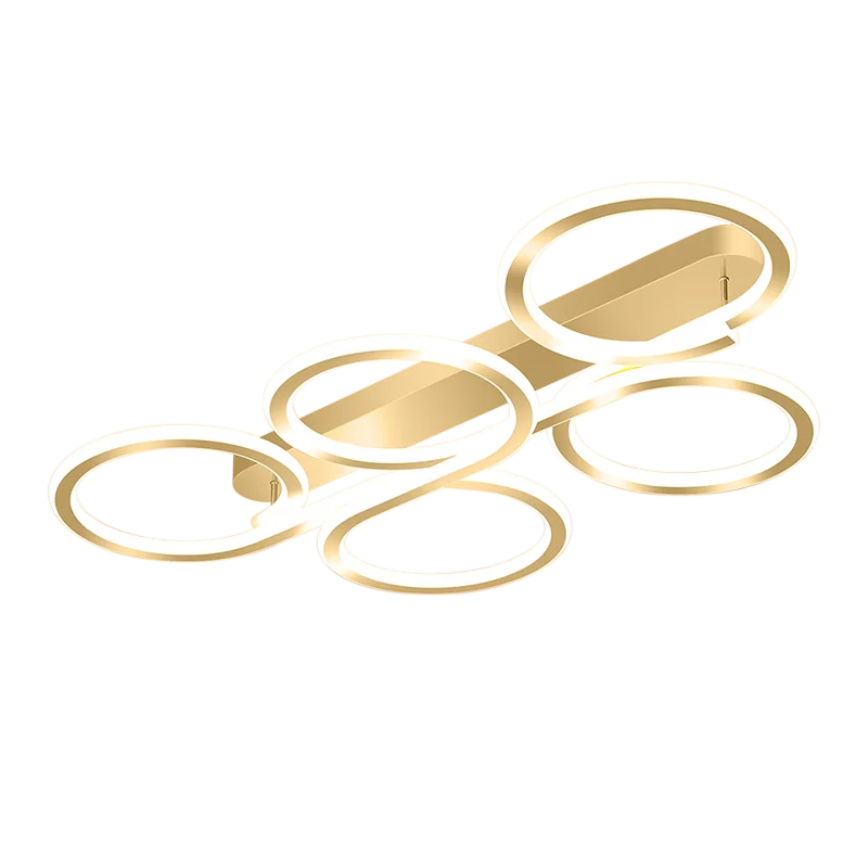 

New Arrival creative rings modern led Chandelier for living room bedroom led lamp lamparas de techo Chandelier