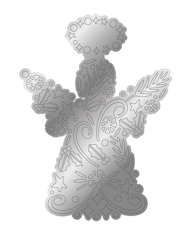 2021 Festive Angel Metal Cutting Dies 89*123 MM Diy Scrapbooking Photo Album Decorative Embossing PaperCard Crafts Mold |