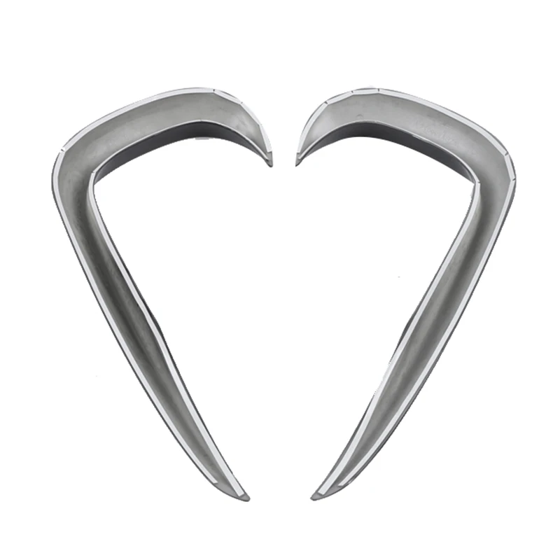 

Gloss Black Car Front Fog Light Lamp Cover Decoration for Mercedes-Benz GLB-Class X247 2019 2020