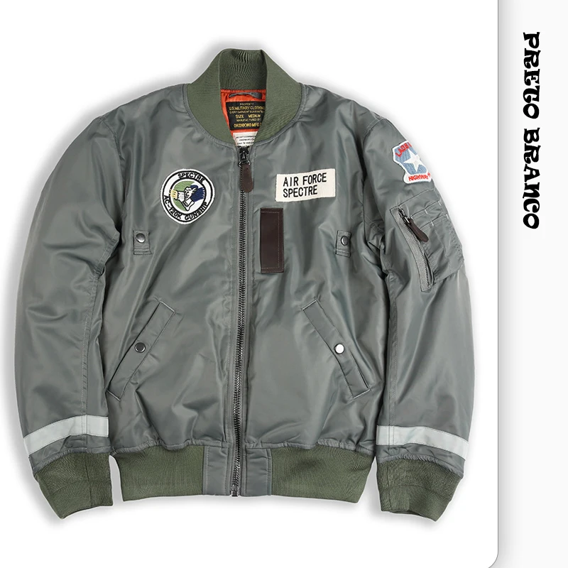 Женская водонепроницаемая куртка-бомбер из хлопка и шерсти