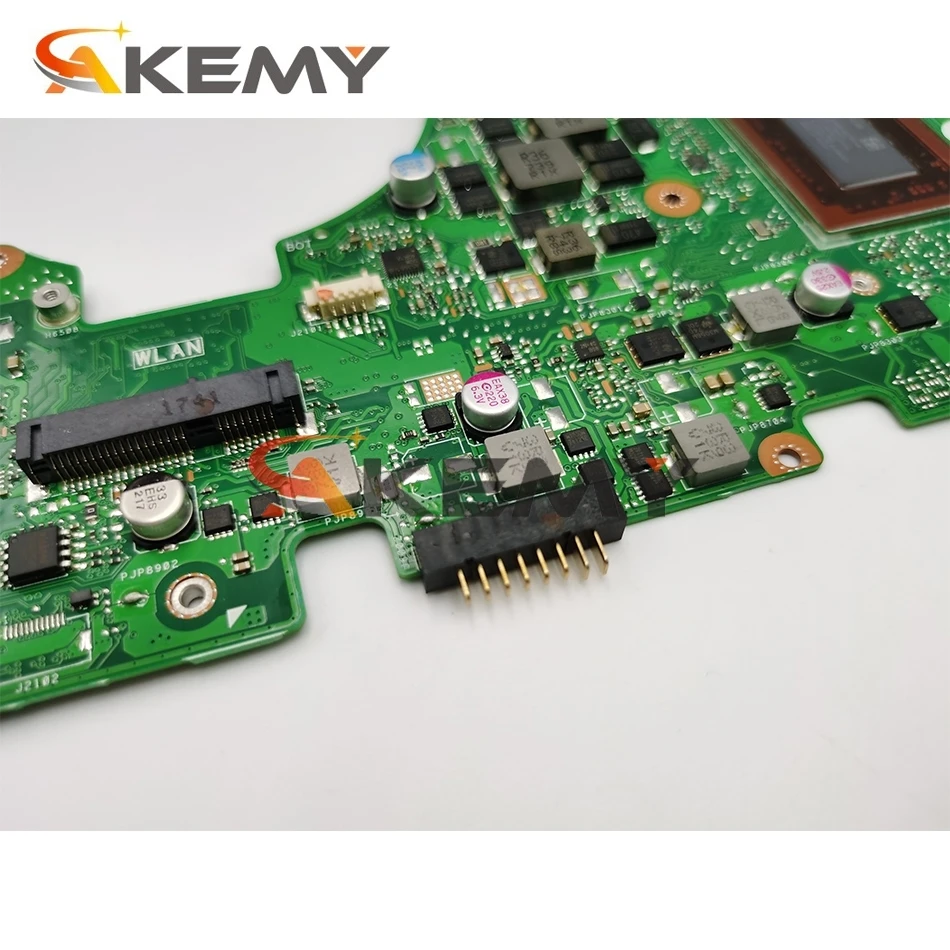 akemy for asus x555yi x555ya x555d a555dg x555qg x555y notebook mainboard motherboard fx 8800p cpu 8gb ram 2g gpu tested full ok free global shipping