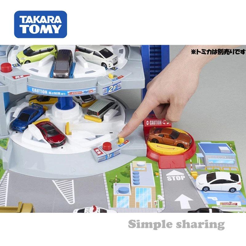 Takara Tomy Tomica Plarail набор моделей автостоянки литые образовательные детские игрушки