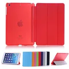 Ультратонкий чехол для планшета IPad 5th 6th 9,7 2017 2018, откидной магнитный складной чехол-подставка, ПВХ чехол для iPad Air 1 Air2 9,7
