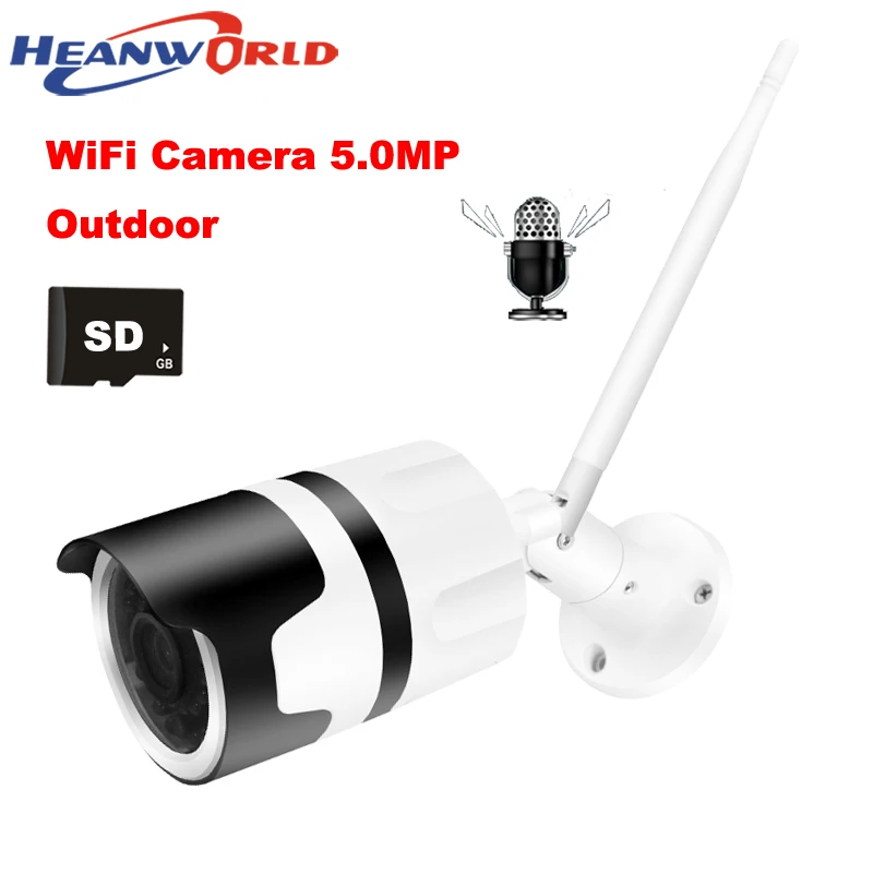 Heanworld HD Wi Fi камера 5 0 МП наружная IP беспроводная видеонаблюдения