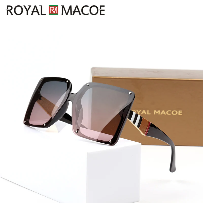 Женские солнцезащитные очки большого размера квадратные в стиле ретро модные