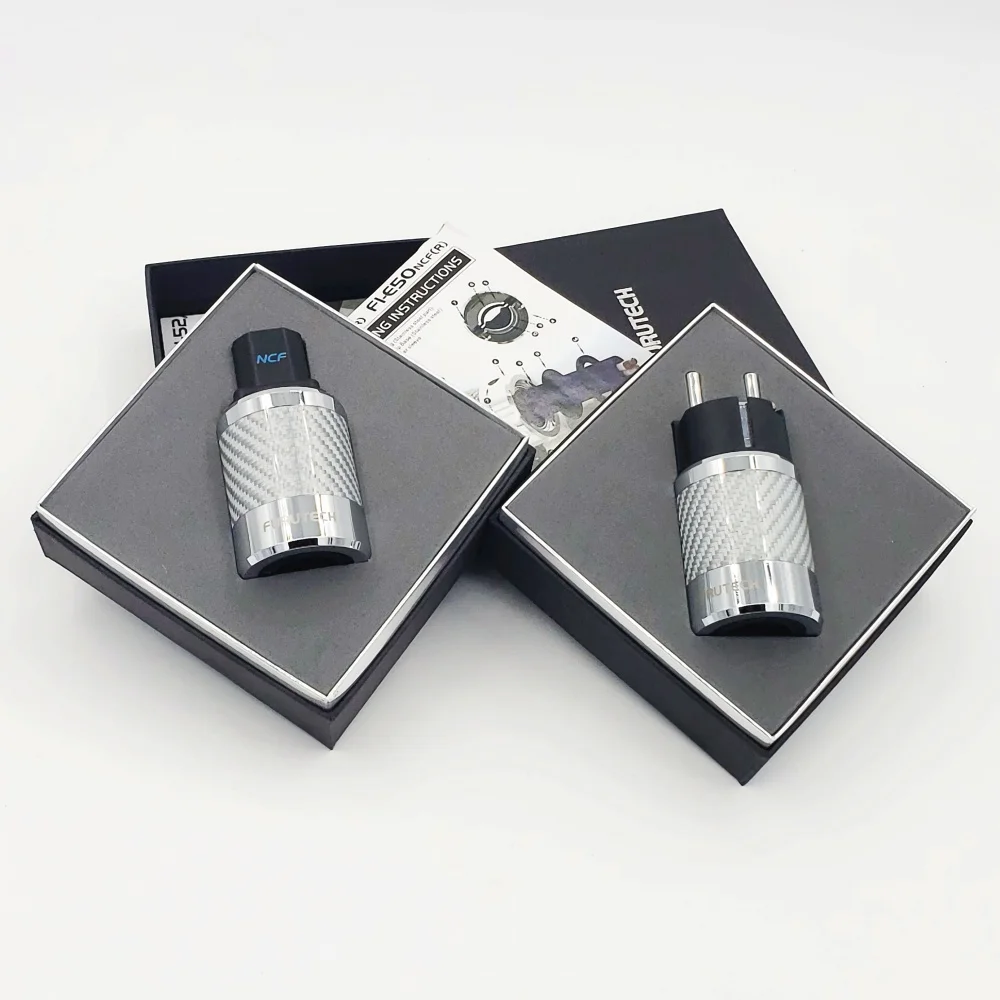 HiFi Schuko Plug Furutech FI-E50 / FI-50 (R) NCF адаптер питания родиевый высококачественный корпус 15A