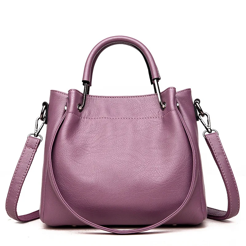 

Bags Hot Bag Women's Bag 2021 New Korean Version of The Stylish Women's Bag Soft Leather Retro Bucket Bag Handbag Designer Bag