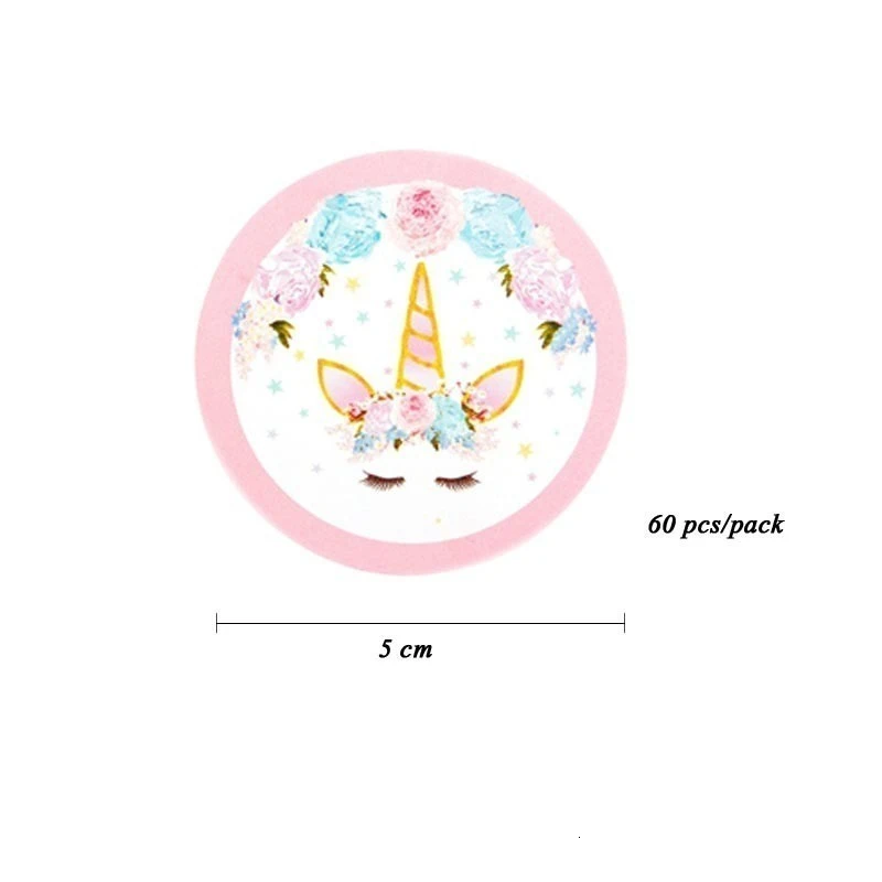 60 PCS Stickers 1 Микки Маус тема одноразовая посуда наборы бумажные тарелки и стаканы вечерние поставки вечерние баннер Свадебные/детский наряд в качестве подарка на день рождения бассейн вечерние украшения - Color: 60 PCS Stickers 1