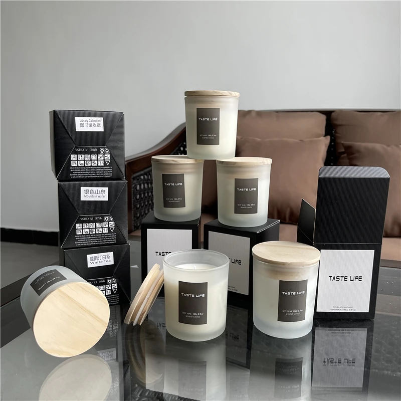 Романтическая свеча ручной работы креативный бездымный аромат соевая