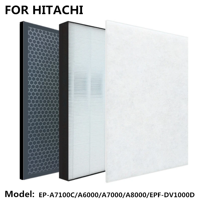 

Сменный Hepa-фильтр, фильтр с активированным углем для очистителя воздуха Hitachi