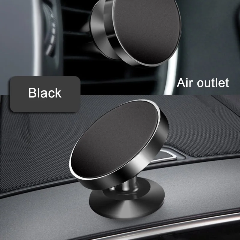 Universal Car Phone Holder 360 Degree Magnetic Air Vent Mount Mobile Smartphone Stand Magnet Support Cell Cellphone in Car GPS