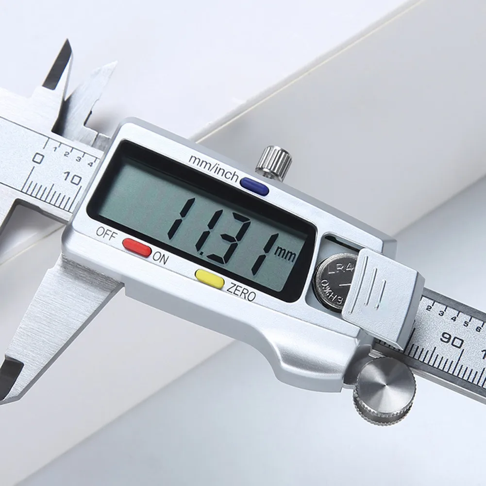 

LCD Screen Display Digital Caliper 150mm Stainless Steel 6 Inch Fraction / MM Paquimetro Measuring Instrument Vernier Calipers