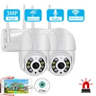 3MP Mini WiFi PTZ камера IP наружное аудио облако Onvif AI обнаружение человека автоматическое отслеживание беспроводная скоростная купольная камера CCTV Icsee