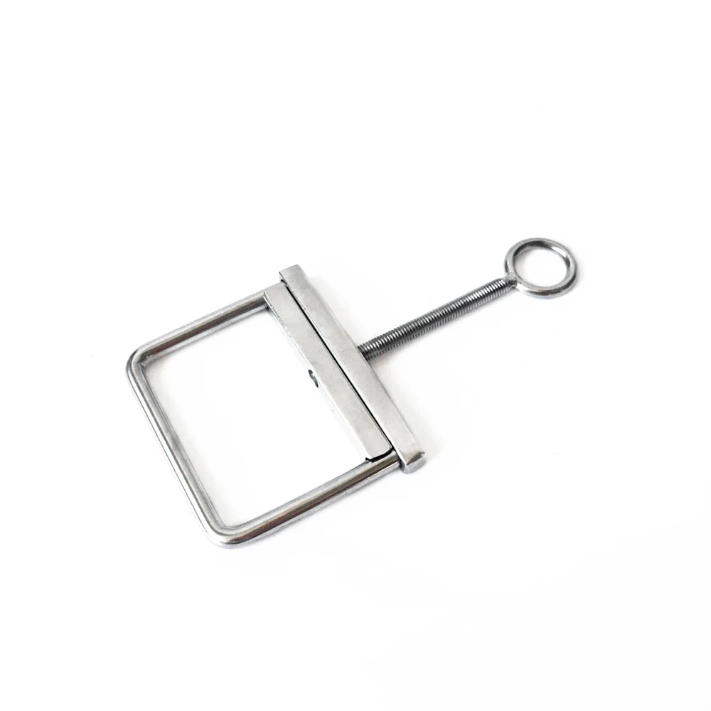 Новейший Мужской зажим из нержавеющей стали с мятой для мошонки пениса сосков