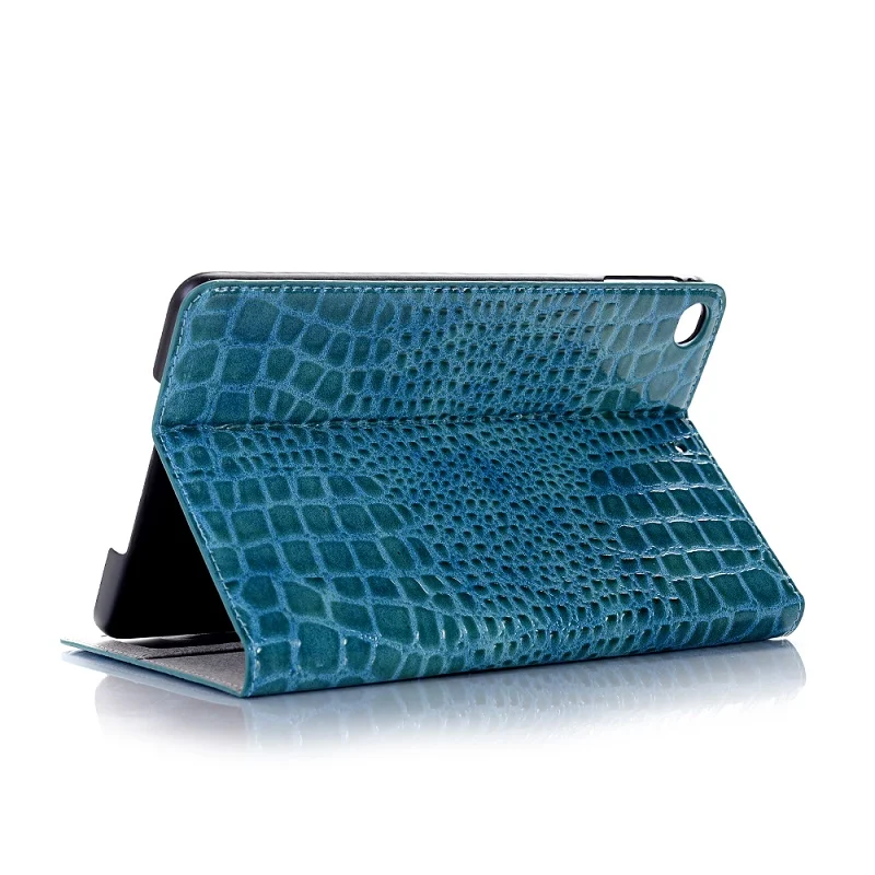 Blue Флип-чехол для iPad Pro 12. 9, Роскошный чехол из крокодиловой кожи PU A1584 A1652 Brasket Stand Funda для iPad Pro 12,9 - Цвет: Blue