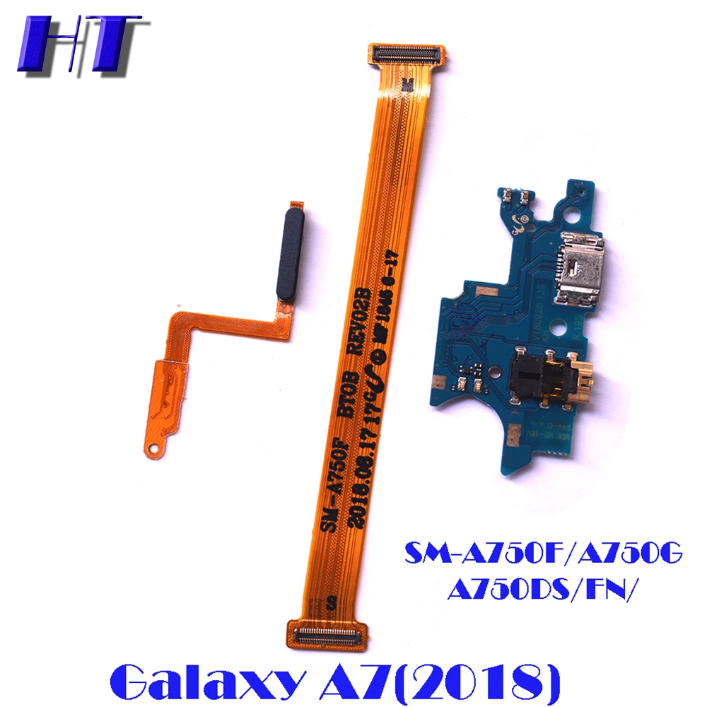 Материнская плата с кнопкой включения и выключения для Samsung Galaxy A7 2018 A750F A750DS A750FN