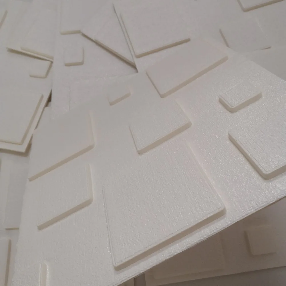3D ПЭ пена эластичная трехмерная тарелка квадратная Наклейка на стену 30*30 см домашний декор ТВ диван Настенная роспись самоклеющиеся обои