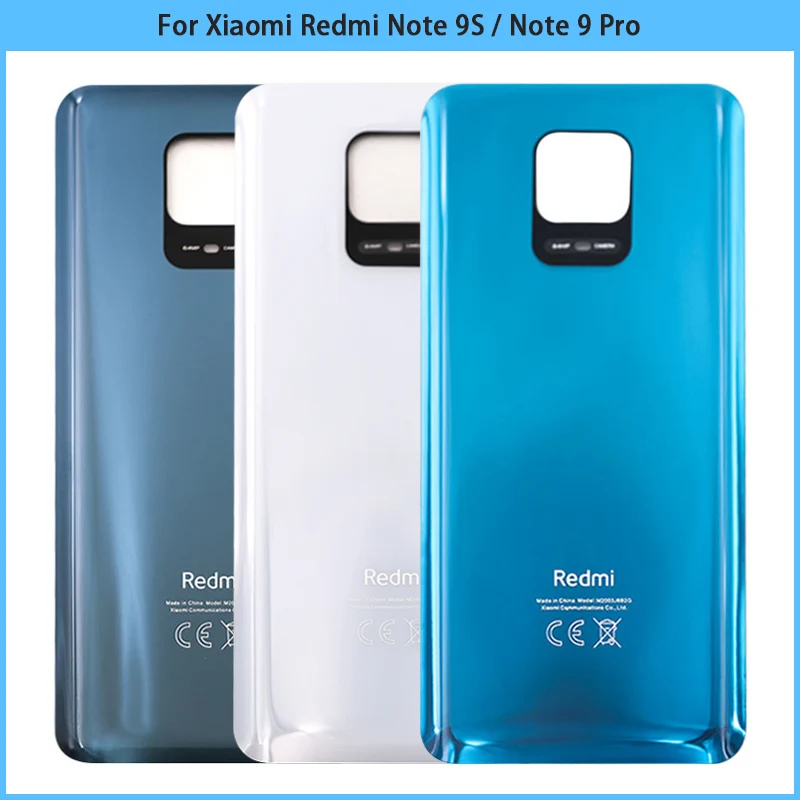 Задняя крышка батарейного отсека для Xiaomi Redmi Note 9S / 9 Pro 64 мп | Мобильные телефоны и