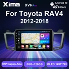 Автомобильный мультимедийный плеер XIMA XV6 Pro, Android 10, 2 din, радио Carplay, для Toyota RAV4 RAV 4 2012-2018, gps, Wi-Fi