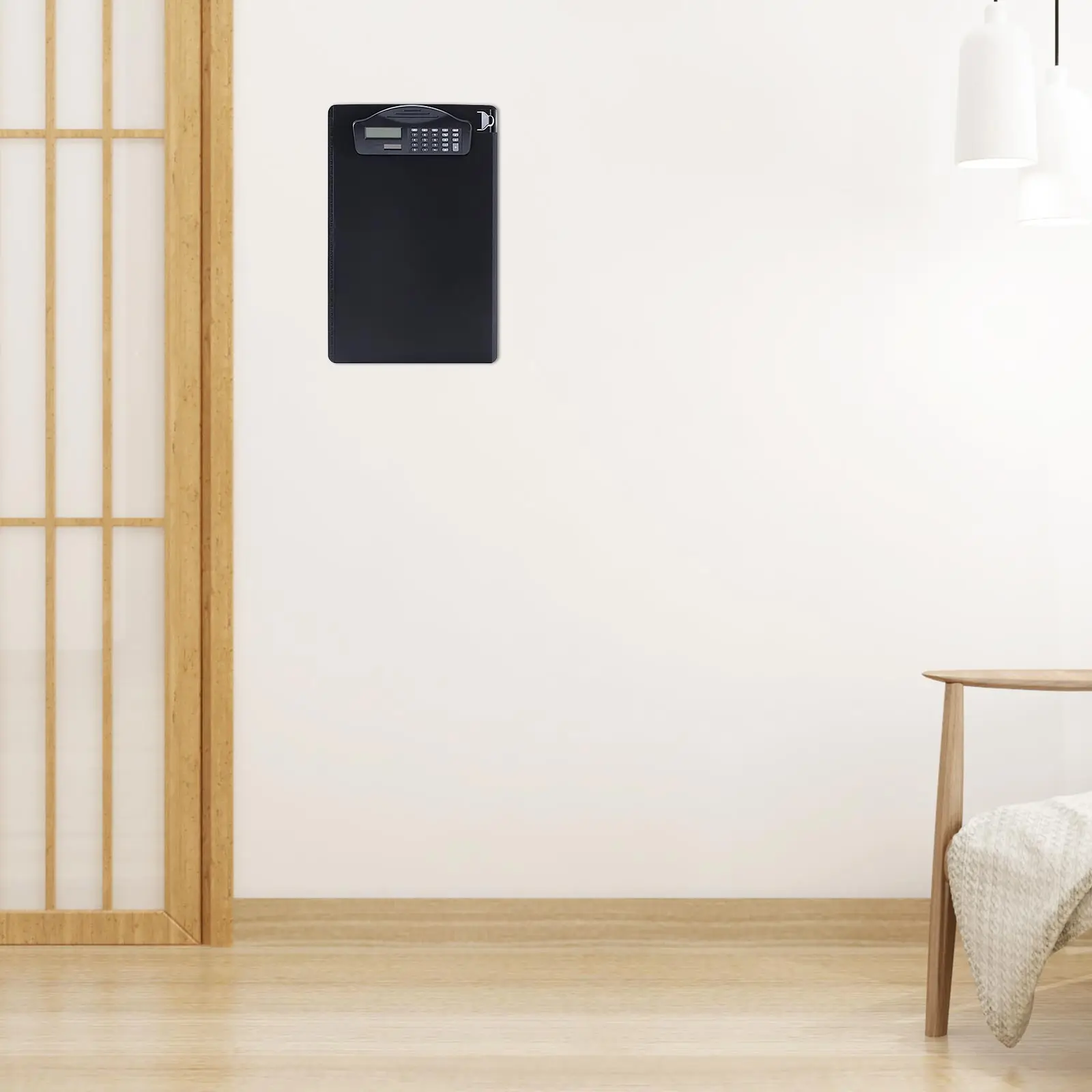 Пластиковый держатель для документов A4 с калькулятором и блоком записи| |