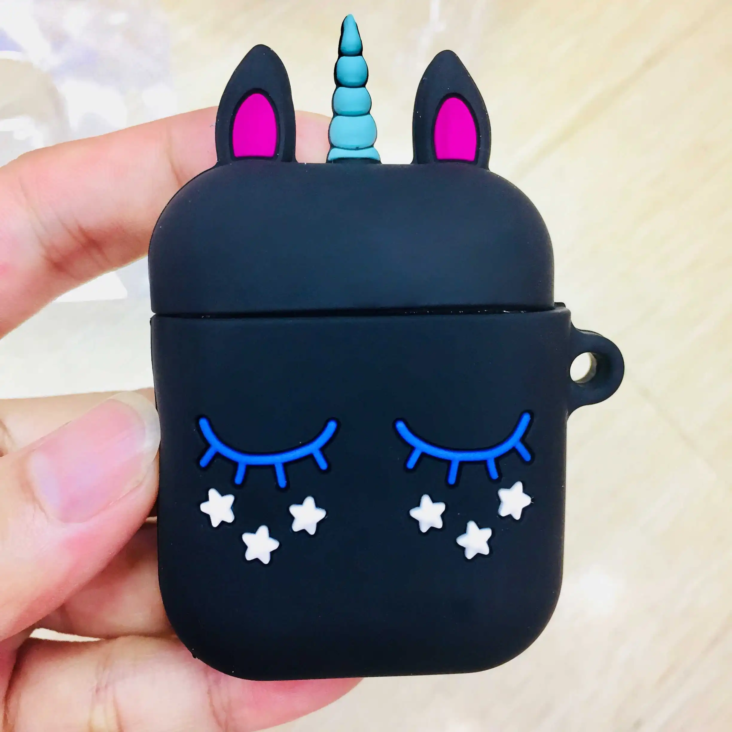 Диско Милый чехол для AirPods 2, мультяшный силиконовый защитный чехол Air Pod, чехол для наушников, чехол для Air pods, коробка для переноски наушников, fundas - Цвет: Диско