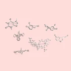 Броши с молекулярной структурой, значки с химической формулой, индивидуальный ЭКГ, гормон любви, химические украшения, подарок для учителя, медсестры, оптовая продажа