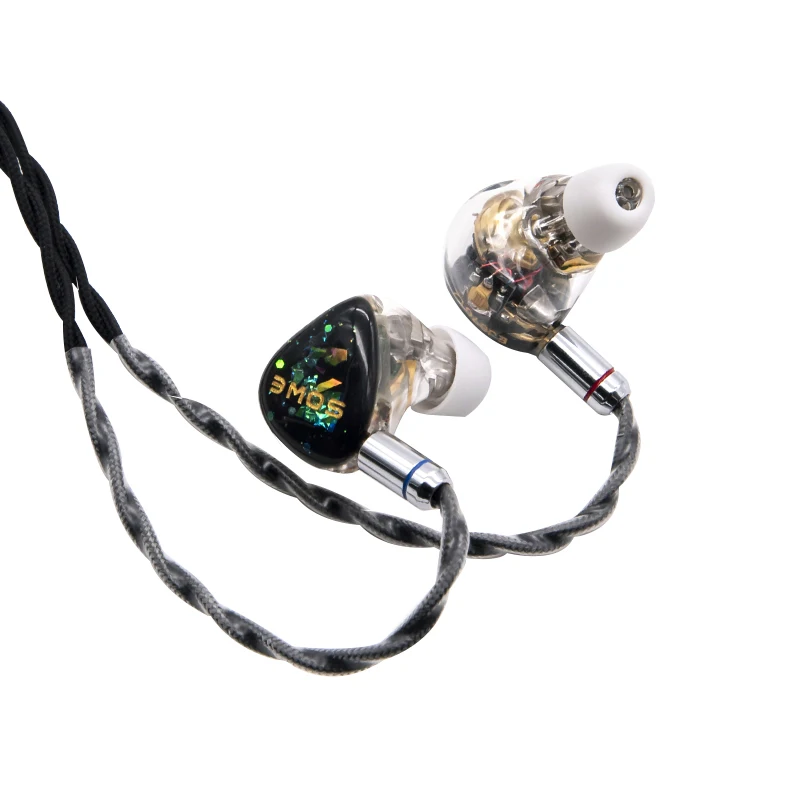 Shuoer EJ07 электростатический драйвер DD BA гибридные Hi Fi наушники вкладыши IEMs с 6N