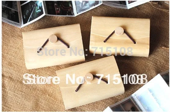 Маленькая деревянная коробка ручной работы для карт и фотографий хранения