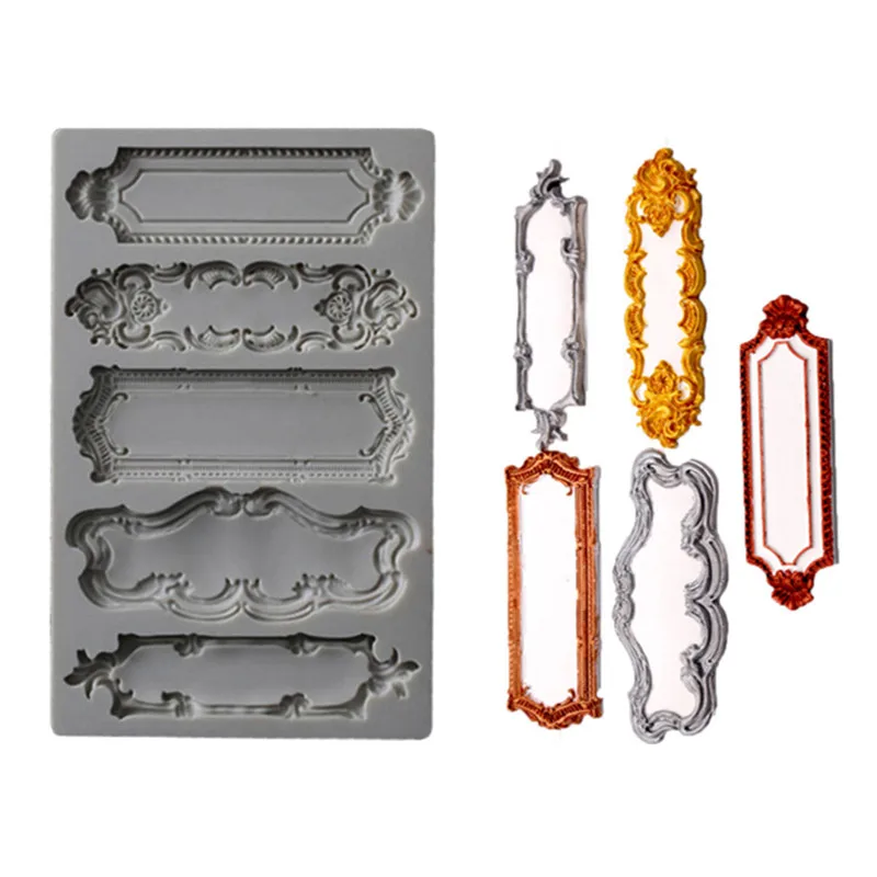 Рамка силиконовые формы помадка для украшения тортов форма шоколада помадки