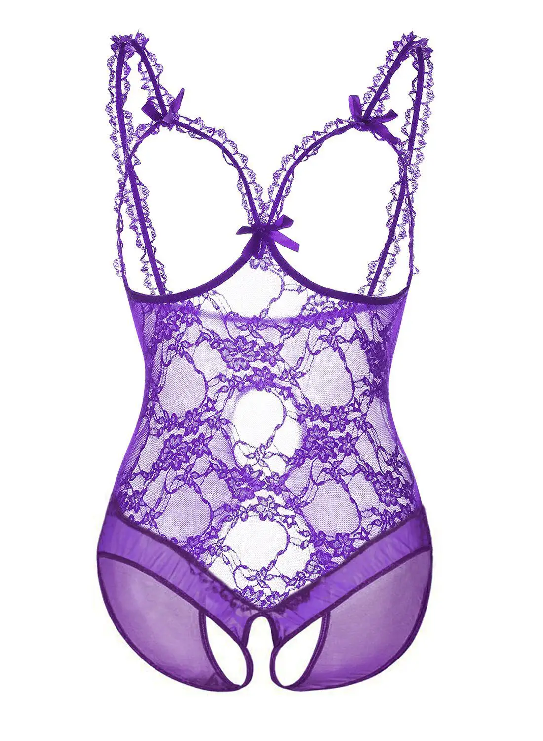 Сексуальное прозрачное женское нижнее белье размера плюс кружевное открытая