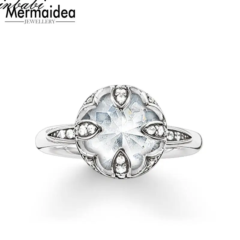 Кольца с белым лотосом посеребренные модный подарок для женщин модные кольца