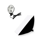 Набор софтбоксов для фотостудии, держатель для видеосъемки с четырьмя крышками, освещение с софтбоксом 50x70 см