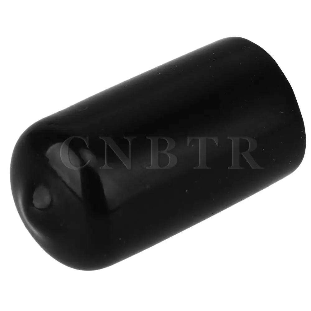 

CNBTR 50 x Black 14mm Soft Rubber Round Hose Finisher Screw Thread Protector Cover