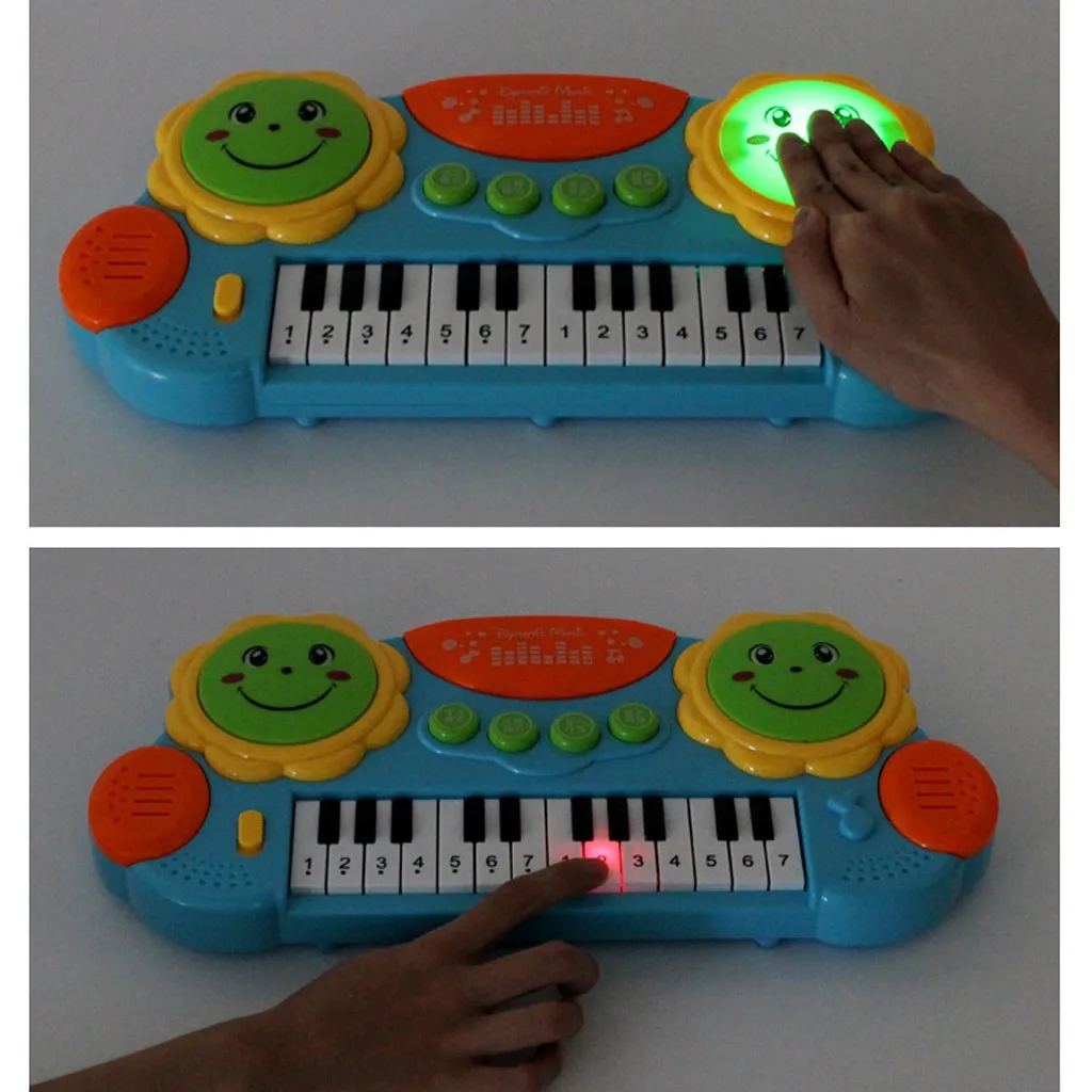 37-клавишная электронная органная цифровая фортепианная клавиатура с микрофоном